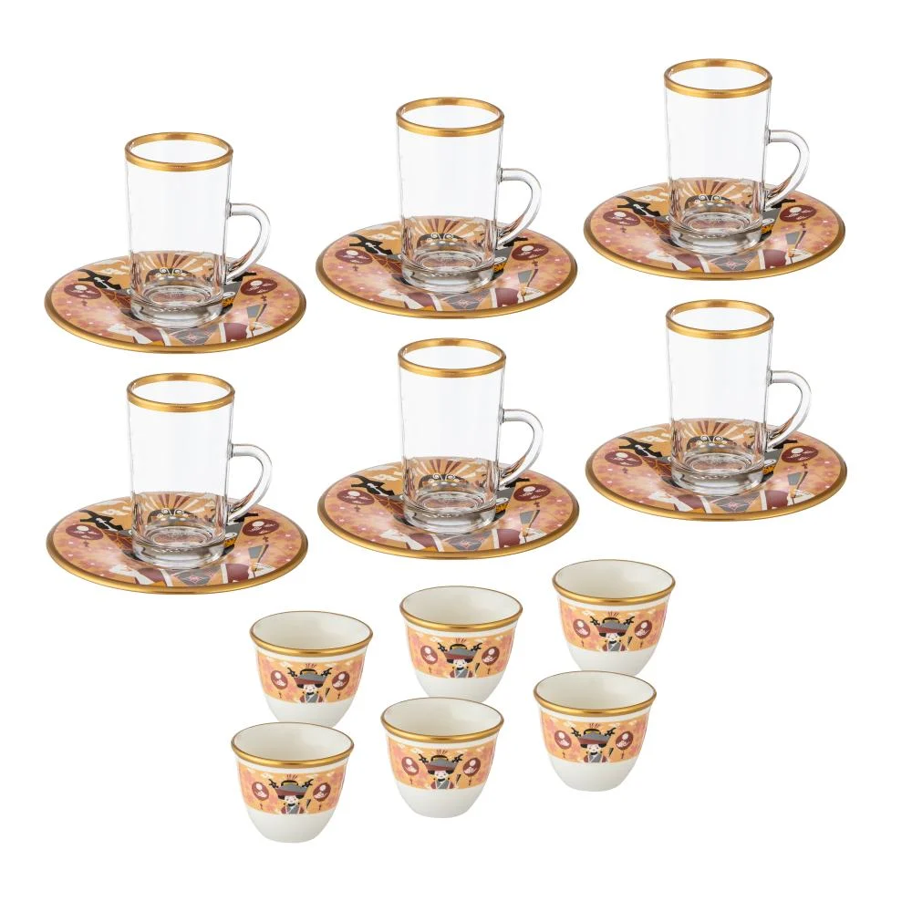 مجموعة شاي وقهوة